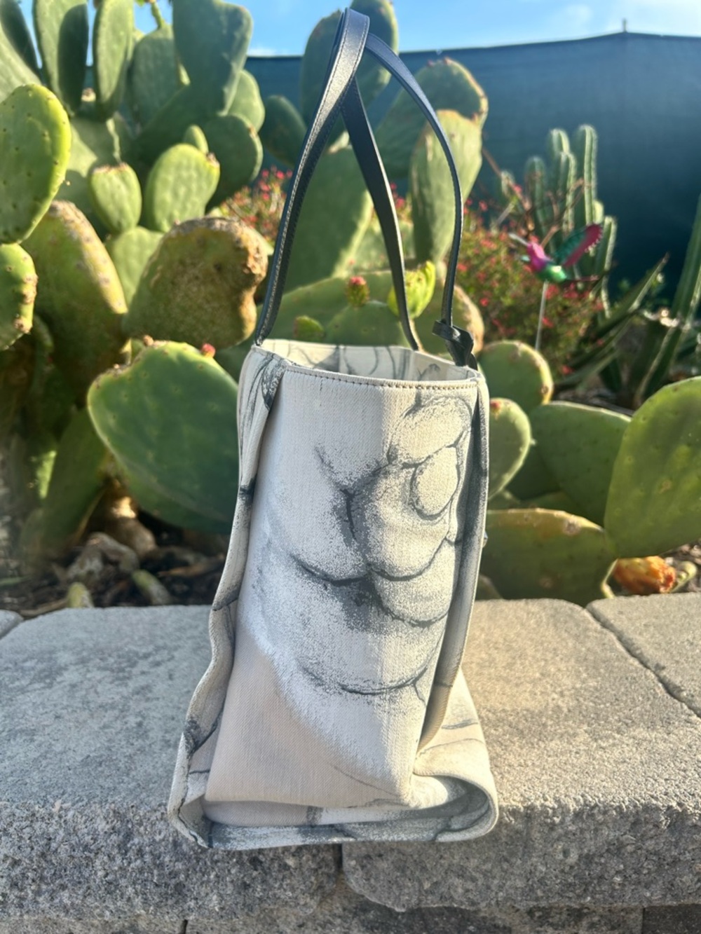 Chanel Camellia Canvas Tote Bag - Picture 3 of 7